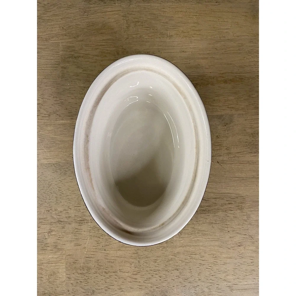 Hall Carbone Small Oval Duck Covered Casserole Baking Roasting Serving Dish 6